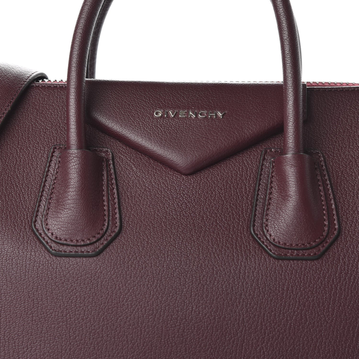 Givenchy Sugar Goatskin Medium Antigona Aubergine 11 of 11