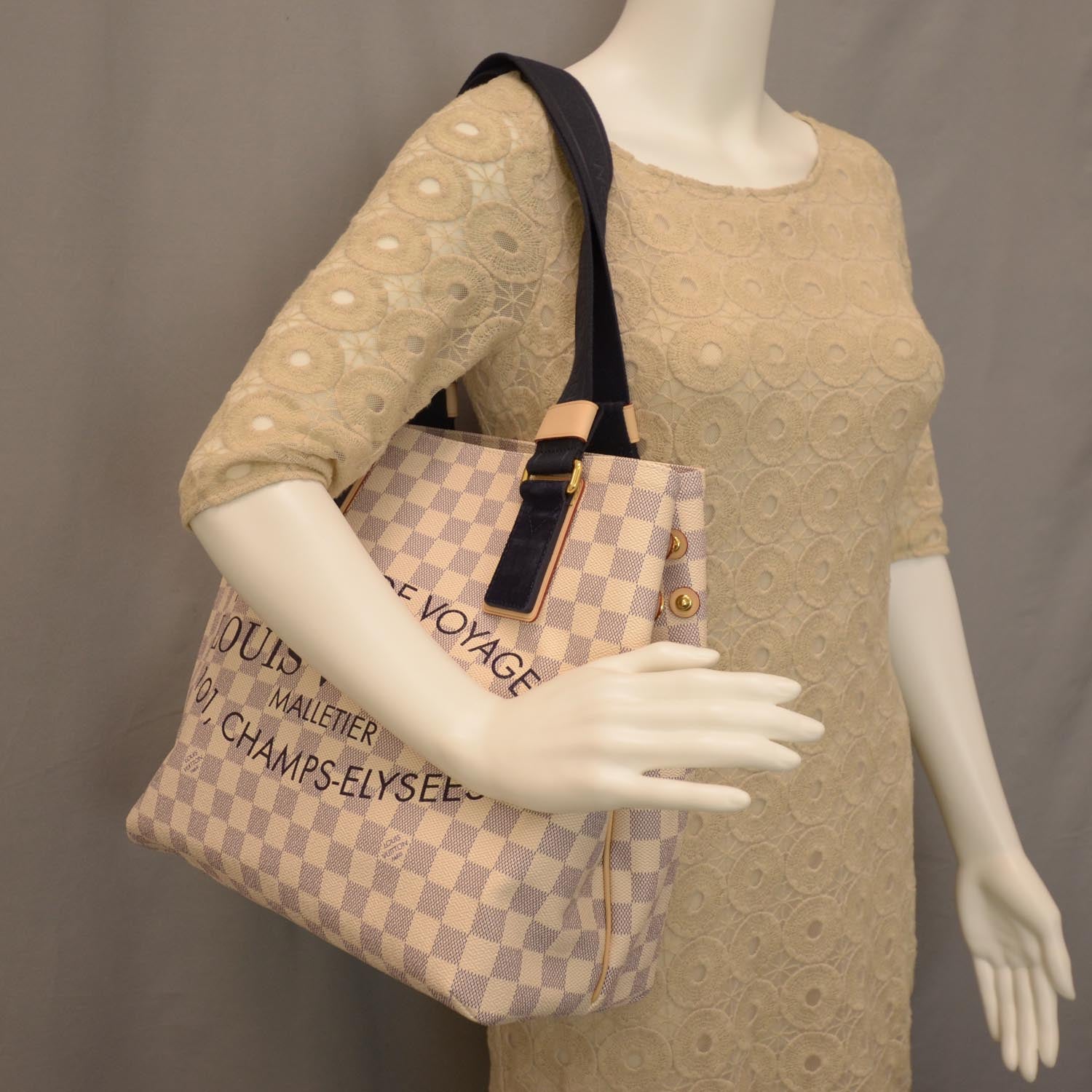 Louis Vuitton Damier Azur Cabas PM 2 of 7