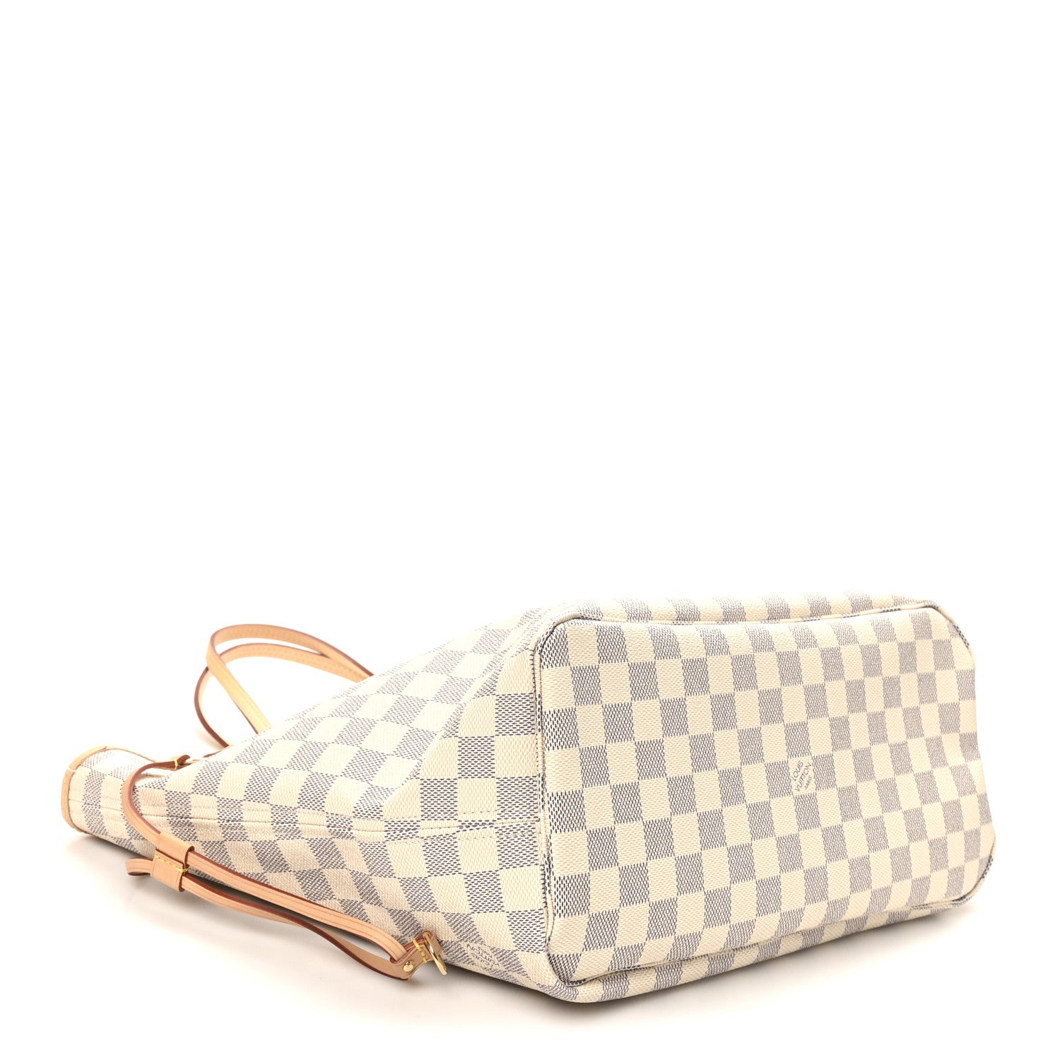 Louis Vuitton Damier Azur Neo Neverfull MM Rose Ballerine 4 of 11