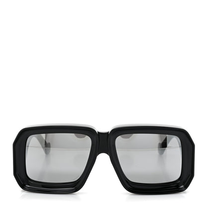 Loewe Acetate Paula's Ibiza Dive In Mask Sunglasses LW40064U Black Silver 2 of 7