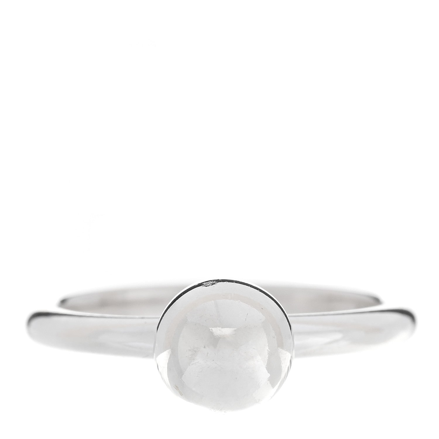 Tiffany Sterling Silver 8mm Hardwear Ball Ring 57 8 1 of 6
