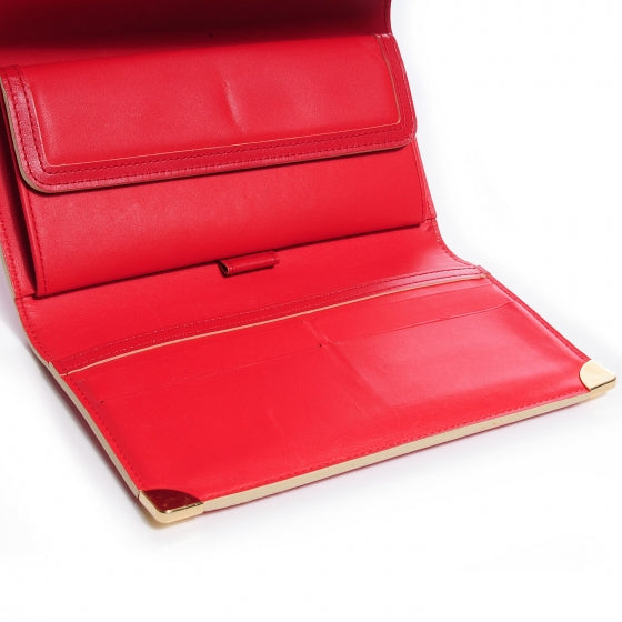 Louis Vuitton Suhali Porte Tresor International Wallet Geranium 5 of 7