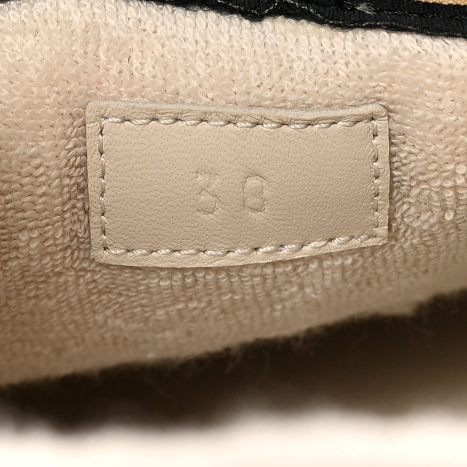 Gucci GG Monogram Nubuck Web Womens Screener Sneakers 38 New Sand Dusty Milk 9 of 11