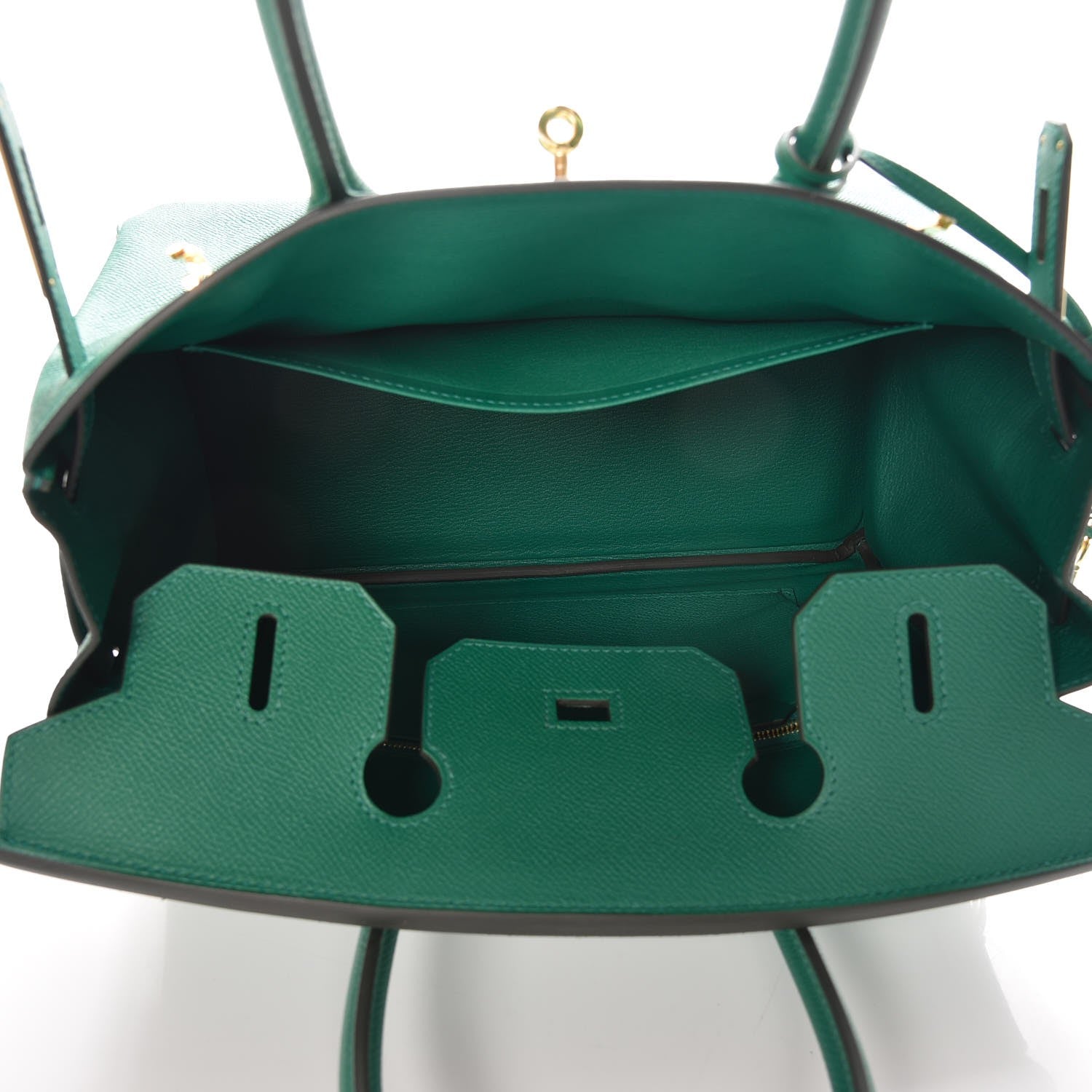 Hermes Epsom Birkin 30 Vert Vertigo 7 of 29