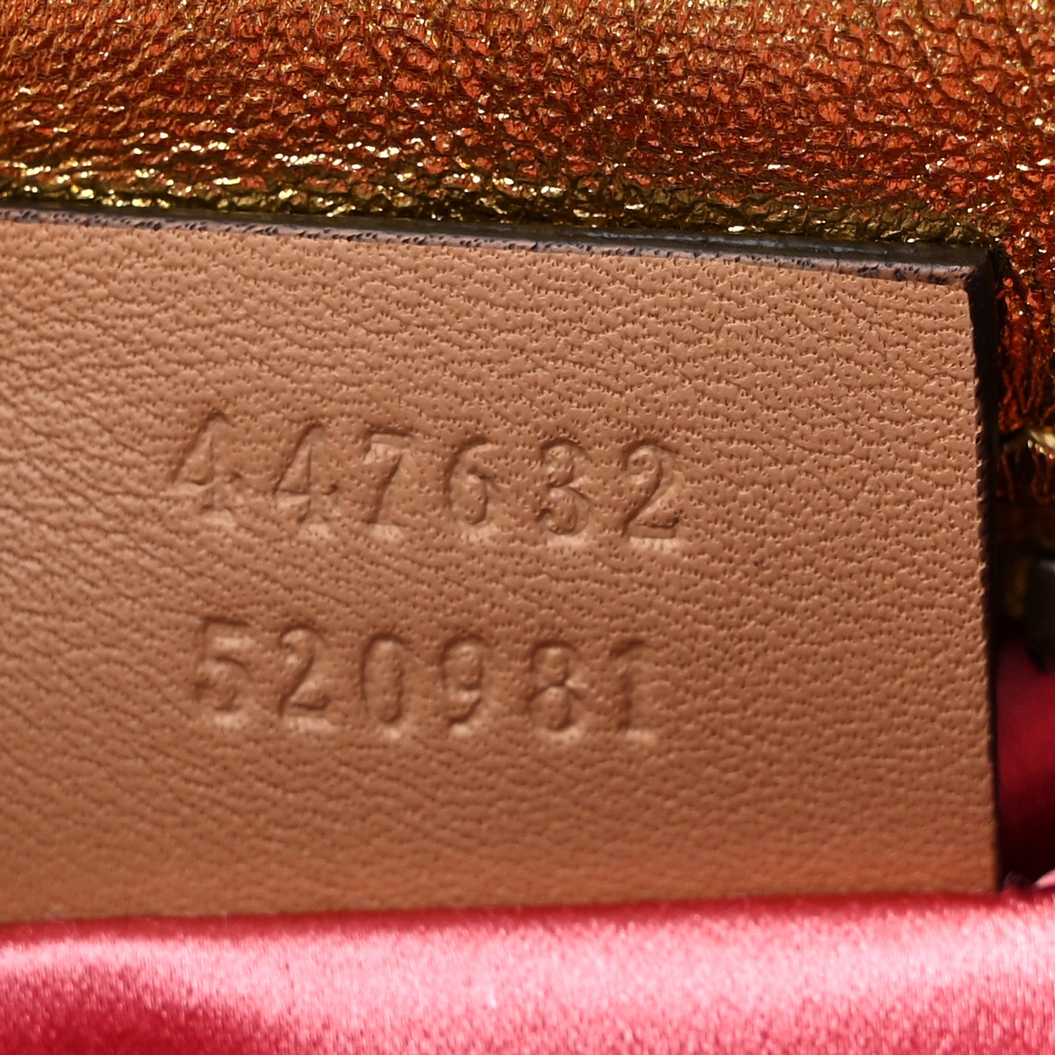 Gucci Metallic Calfskin Matelasse Studded Small Pearly GG Marmont Chain Shoulder Bag Gold 7 of 9
