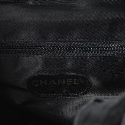 Chanel Suede Quilted Drawstring Backpack Black 6 of 12