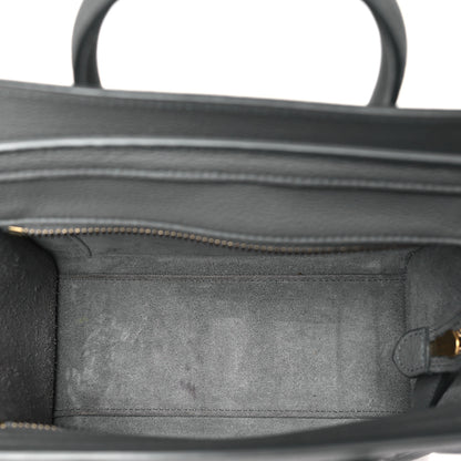Celine Baby Drummed Calfskin Nano Luggage Kohl 5 of 8
