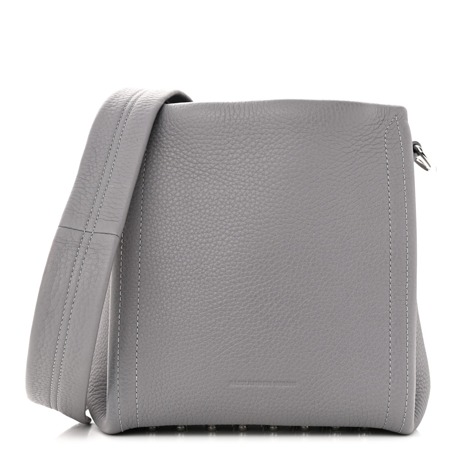 Alexander Wang Calfskin Mini Darcy Hobo Grey 1 of 12