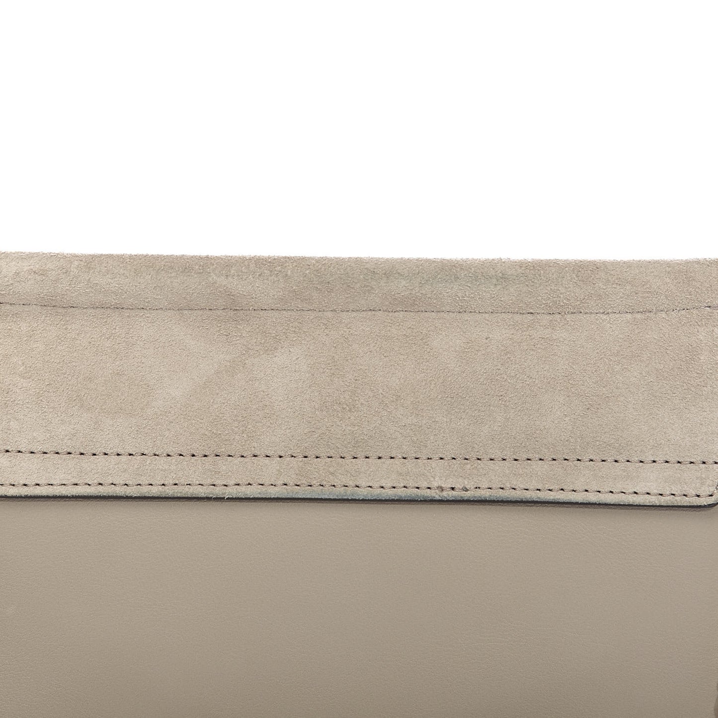 Calfskin Suede Mini Chain Faye Shoulder Bag Motty Grey