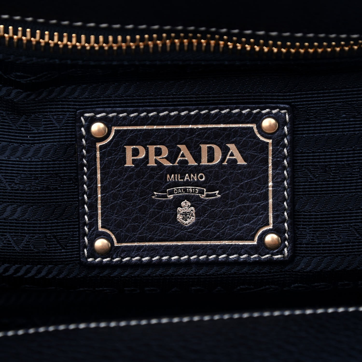 Prada Paglia Vitello Daino Frame Satchel Black 6 of 14