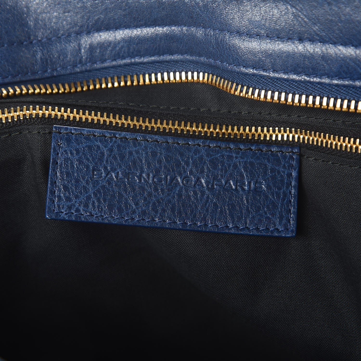Balenciaga Agneau Giant 12 Gold Hardware City Bleu Mineral 8 of 13
