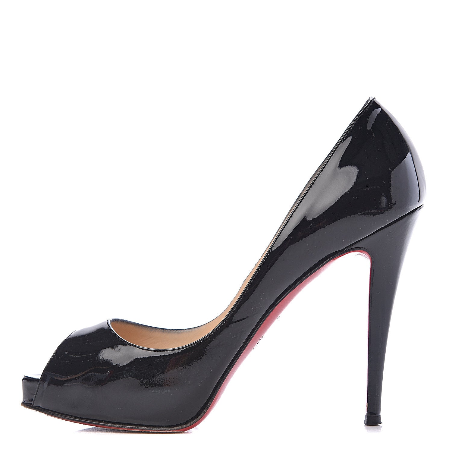 Christian Louboutin Patent Very Prive 120 Pumps 39.5 Black 1 of 12