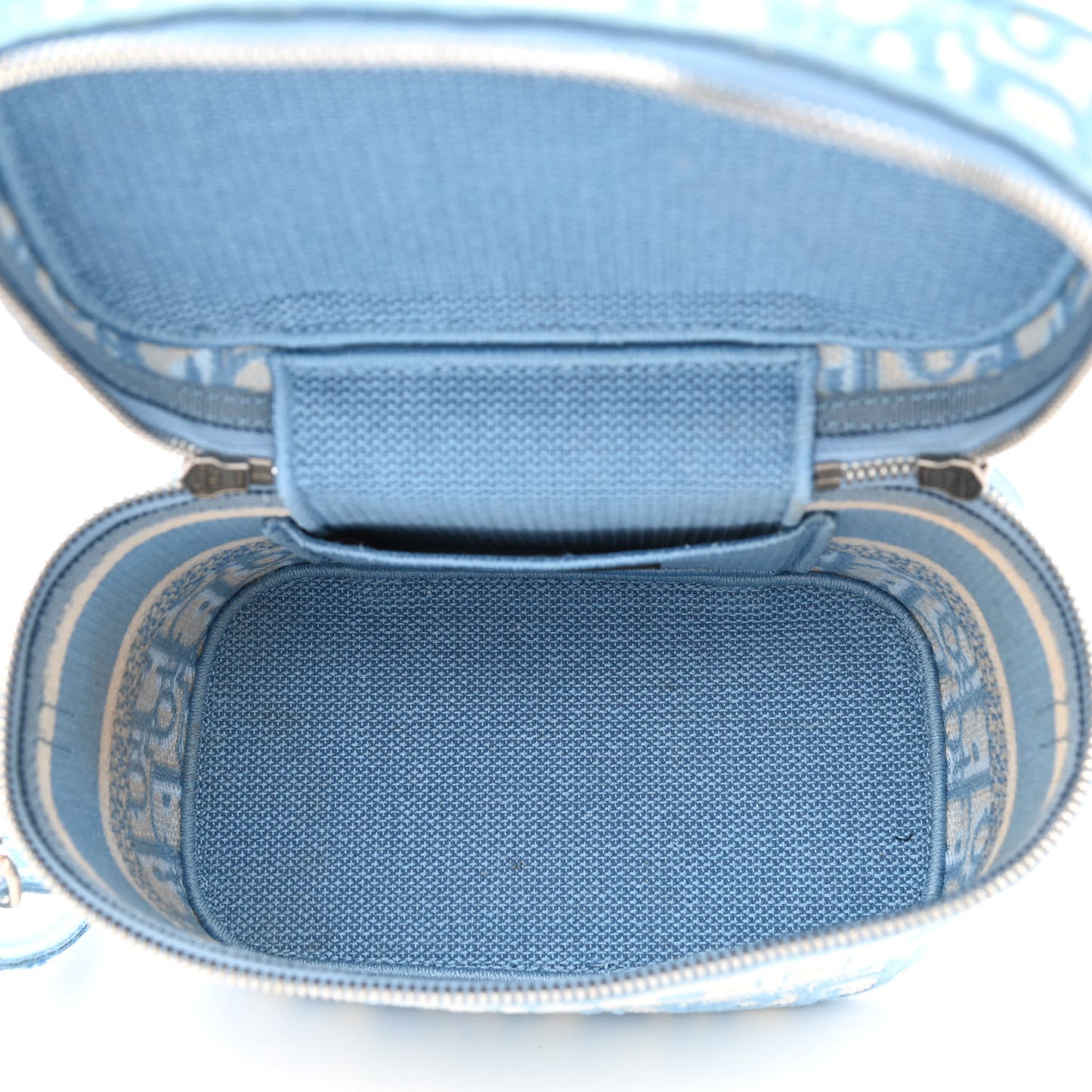 Oblique Diortravel Vanity Case Cornflower