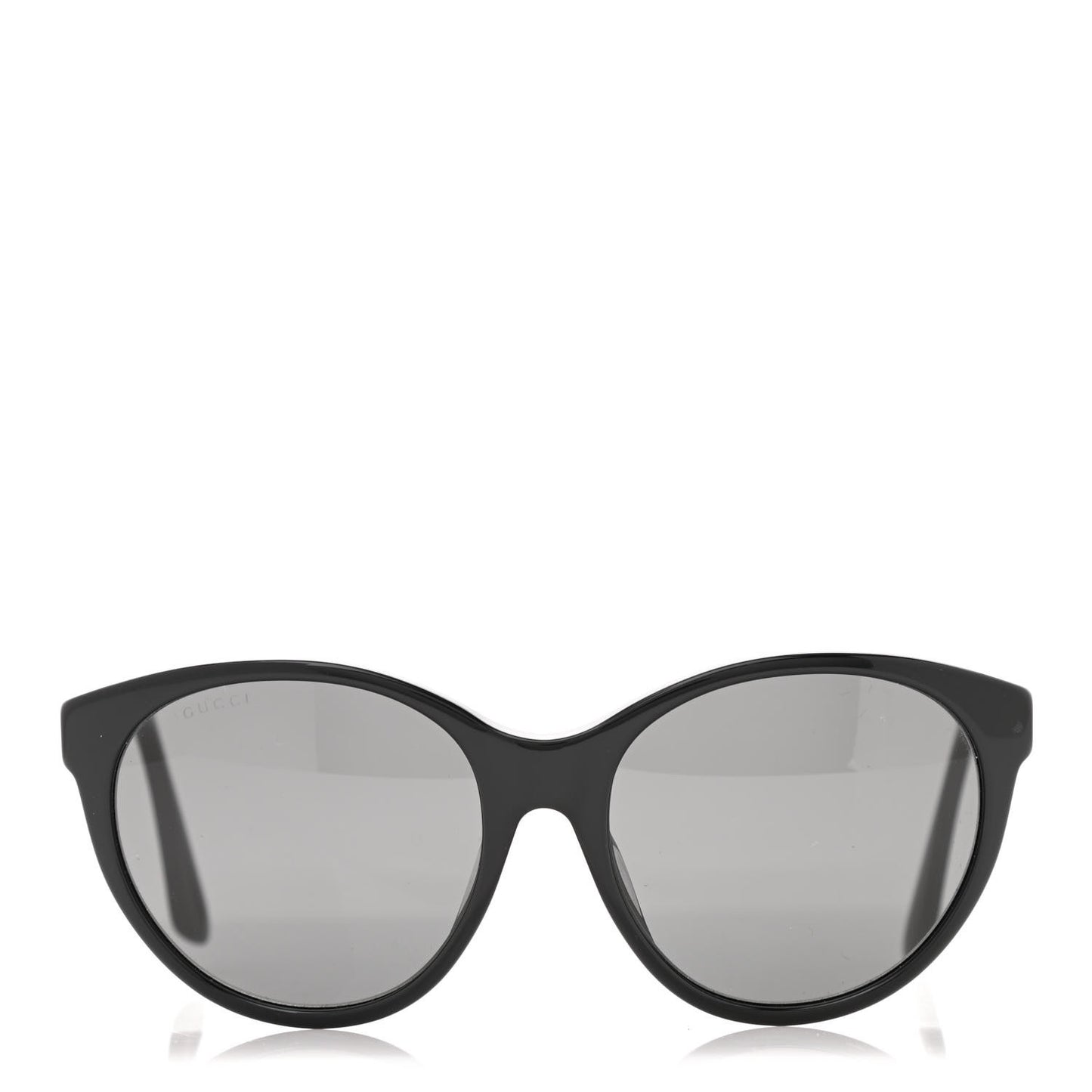 Round Frame Crystal Sunglasses GG 0419S Black