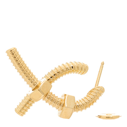 Cartier 18K Yellow Gold Ecrou Single Right Earring 4 of 6