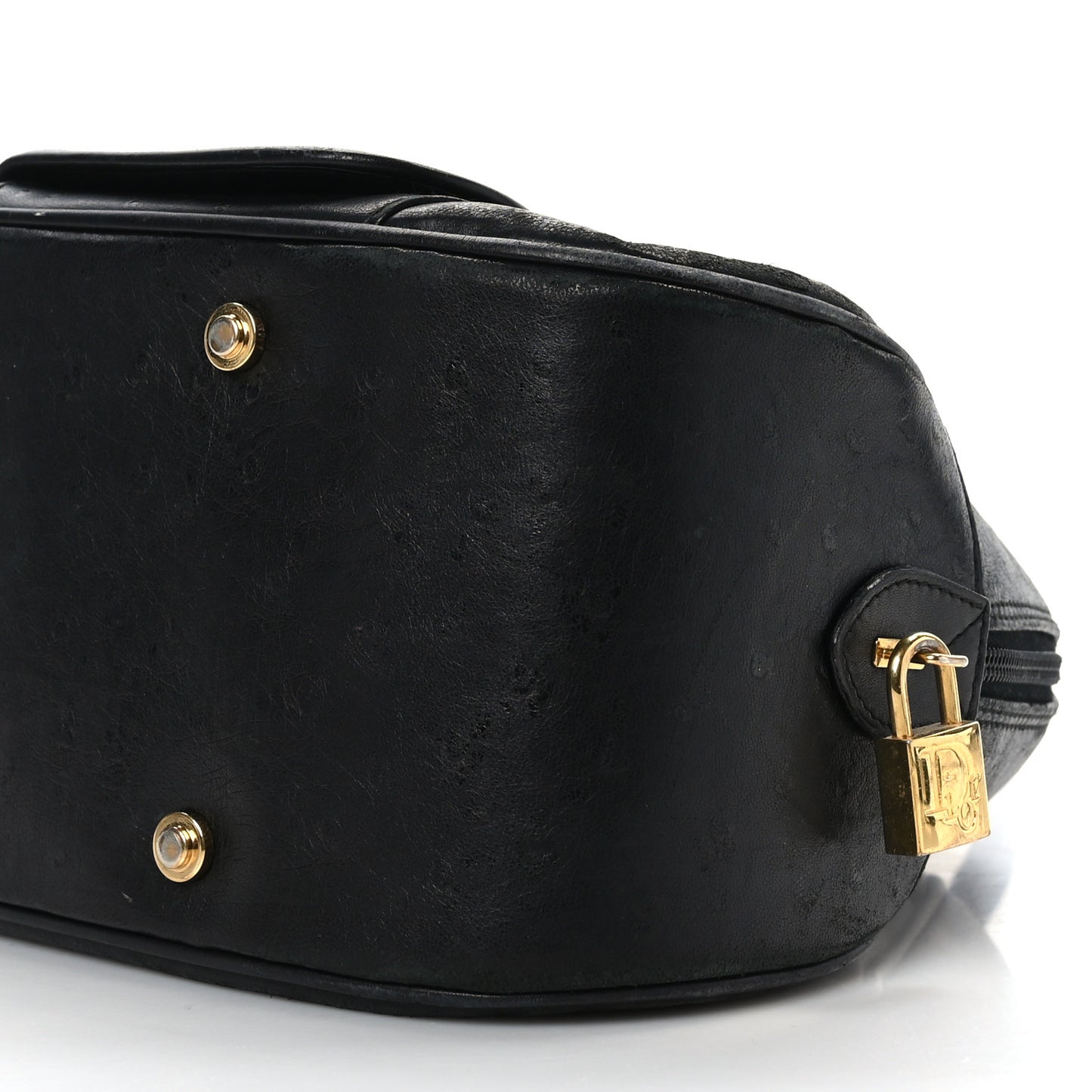 Ostrich Saddle Bowler Black