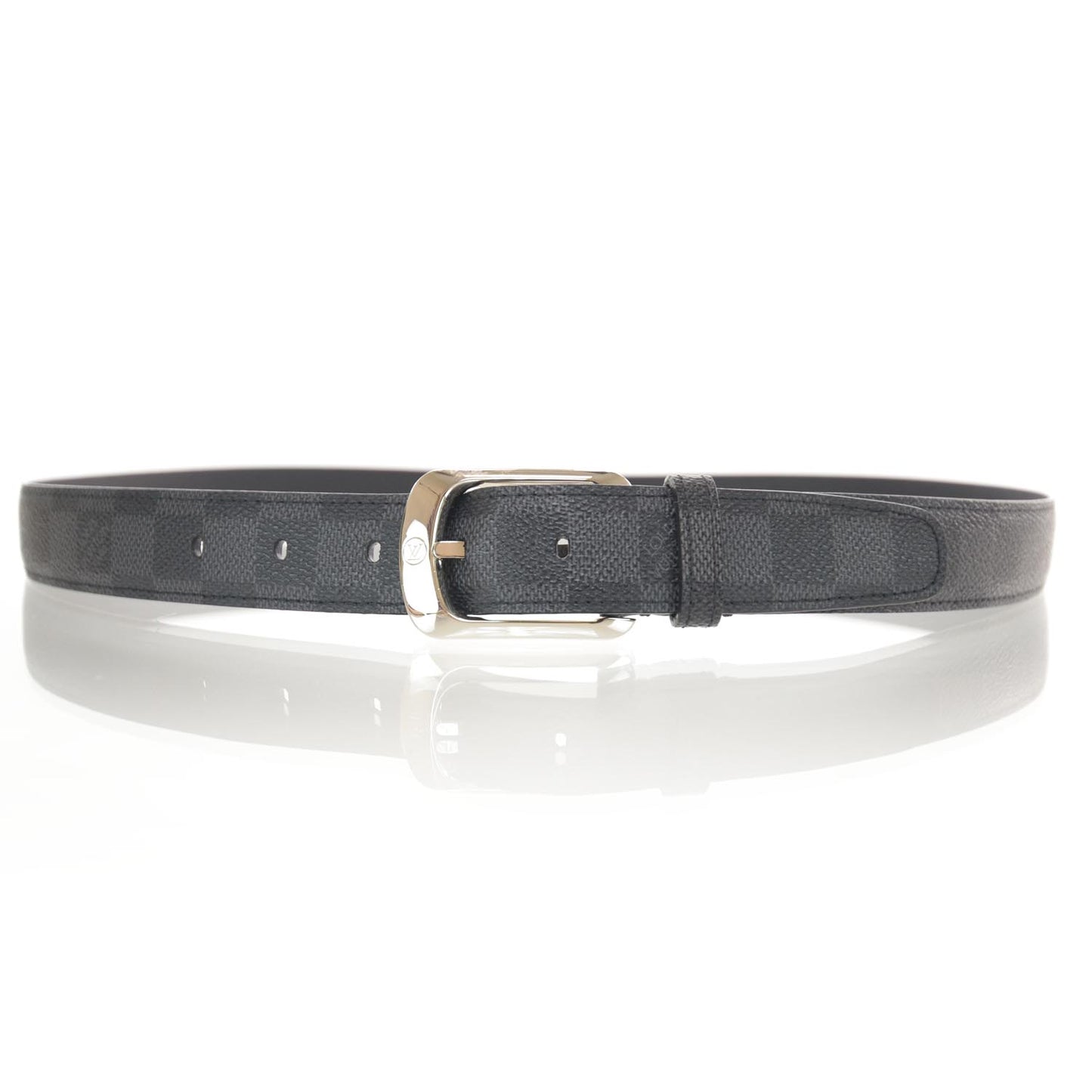 Damier Graphite Ellipse Belt 38