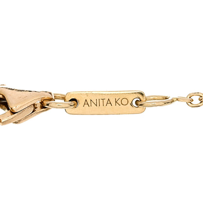 Anita Ko 18K Yellow Gold Diamond Marquise Chain Bracelet 3 of 4
