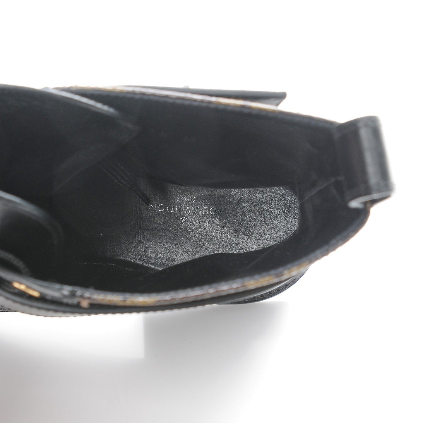 Calfskin Monogram Boyish Ranger Boots 39 Black