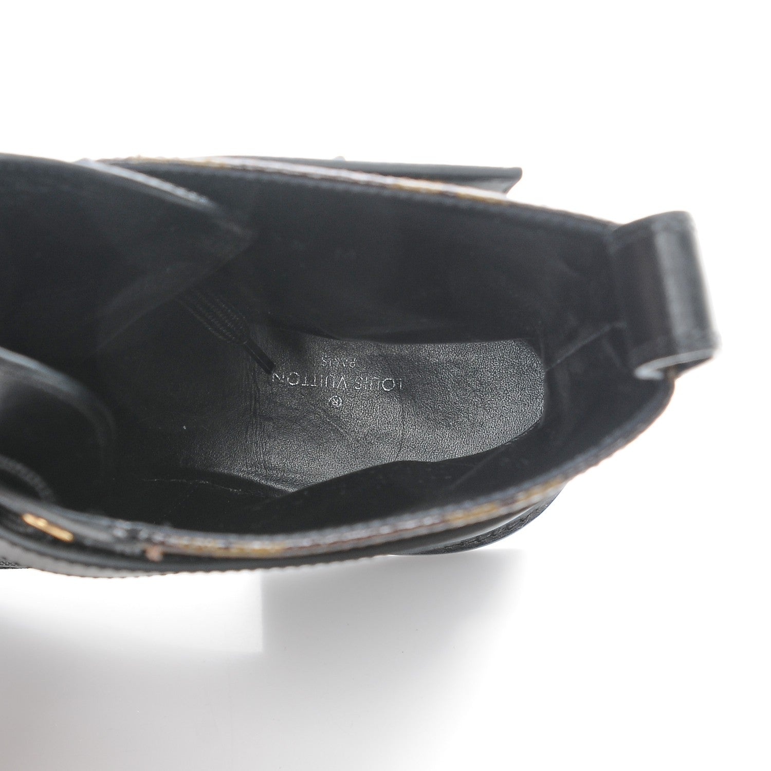 Louis Vuitton Calfskin Monogram Boyish Ranger Boots 39 Black 7 of 8