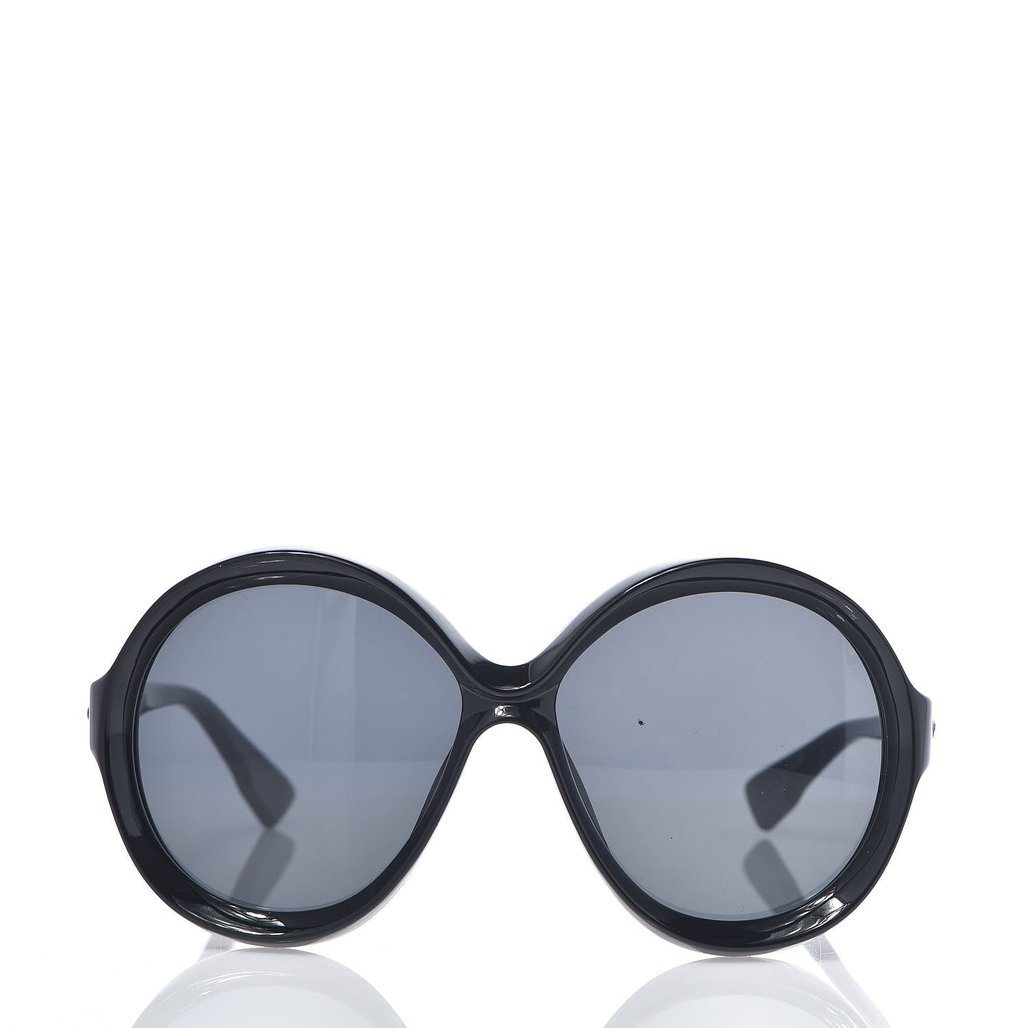 Christian Dior Acetate Bianca Sunglasses Black 2 of 8