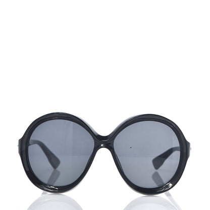 Christian Dior Acetate Bianca Sunglasses Black 2 of 8