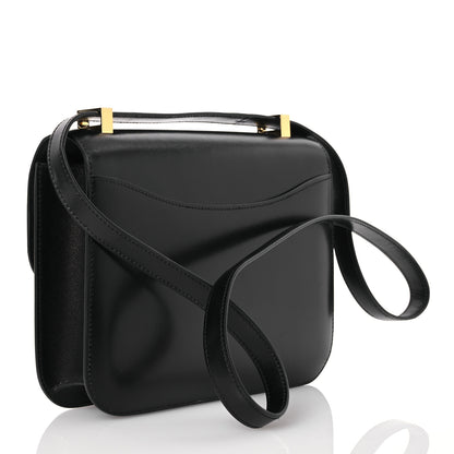 Hermes Box Lizard Constance 1-24 Black Ombre 4 of 16