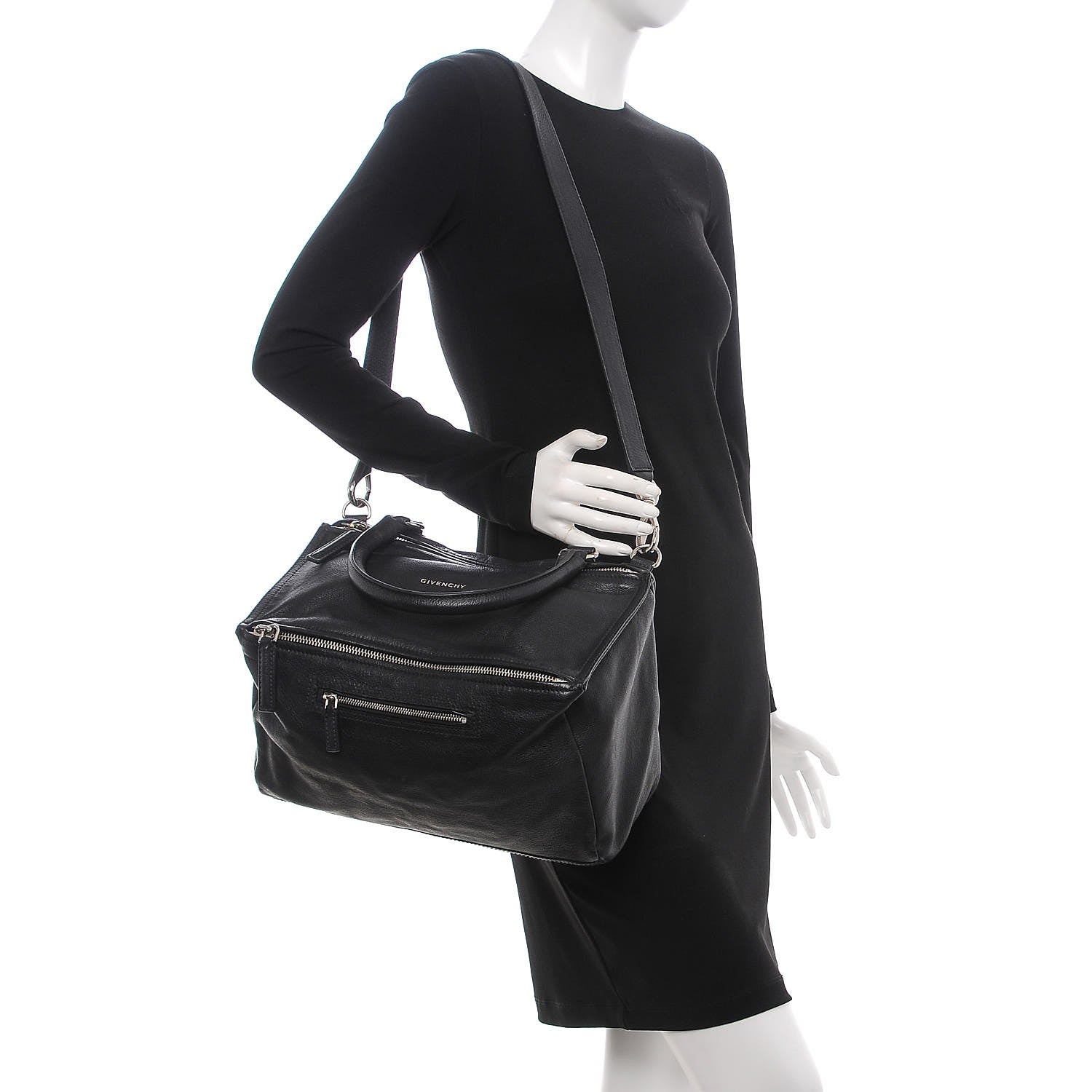 Givenchy Sugar Goatskin Medium Pandora Black 2 of 10