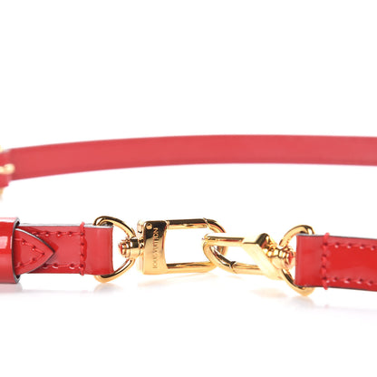 Louis Vuitton Patent 16mm Adjustable Shoulder Strap Cherry 3 of 4