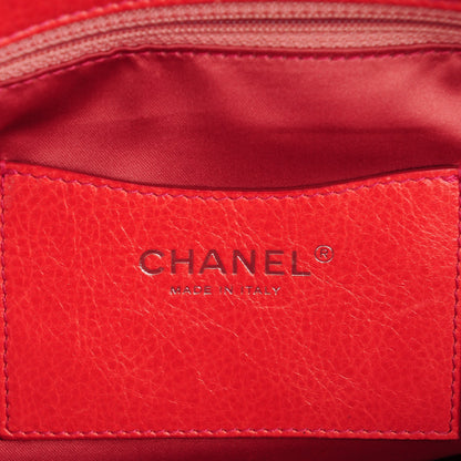 Chanel Glazed Calfskin On the Road Zip Tote Red 6 of 9