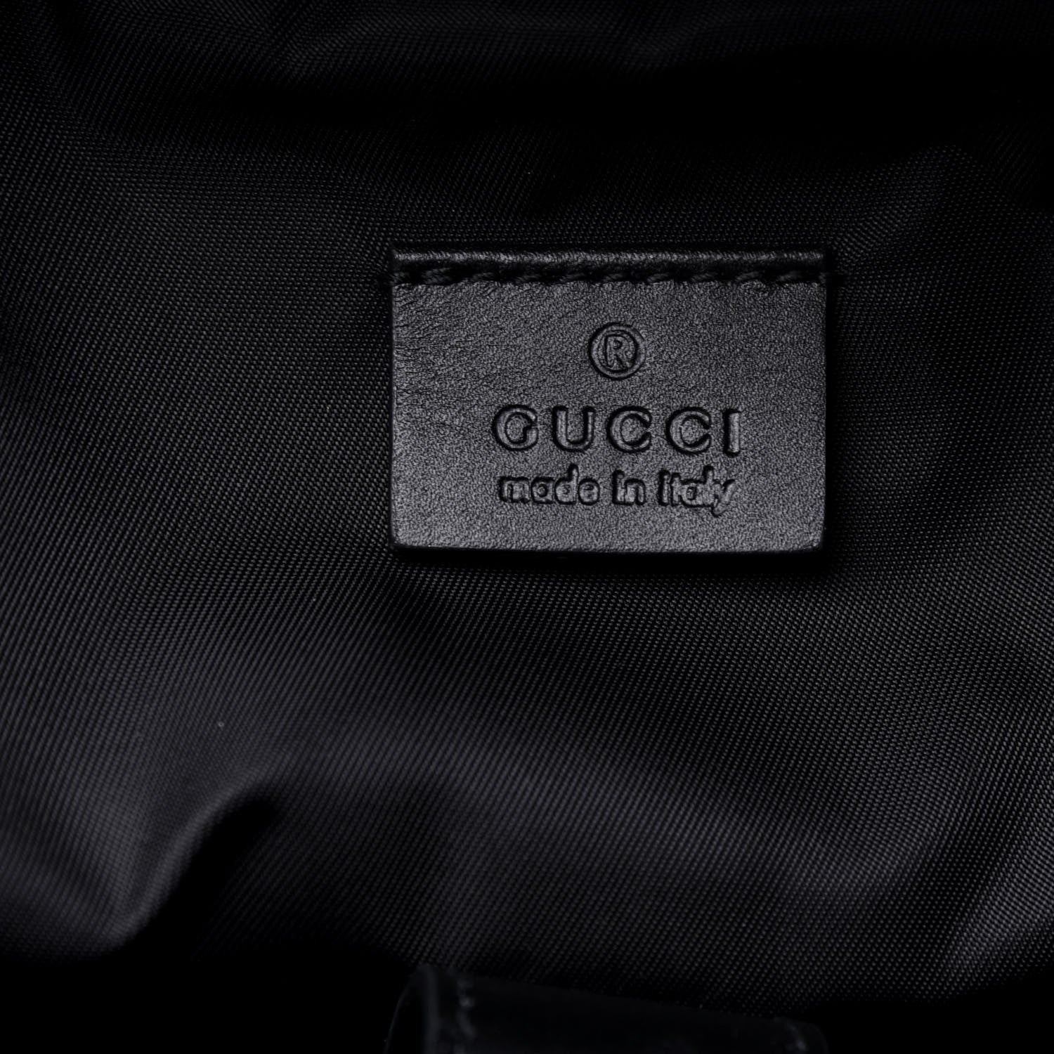 Gucci GG Supreme Monogram Web Dome Backpack Black 5 of 16