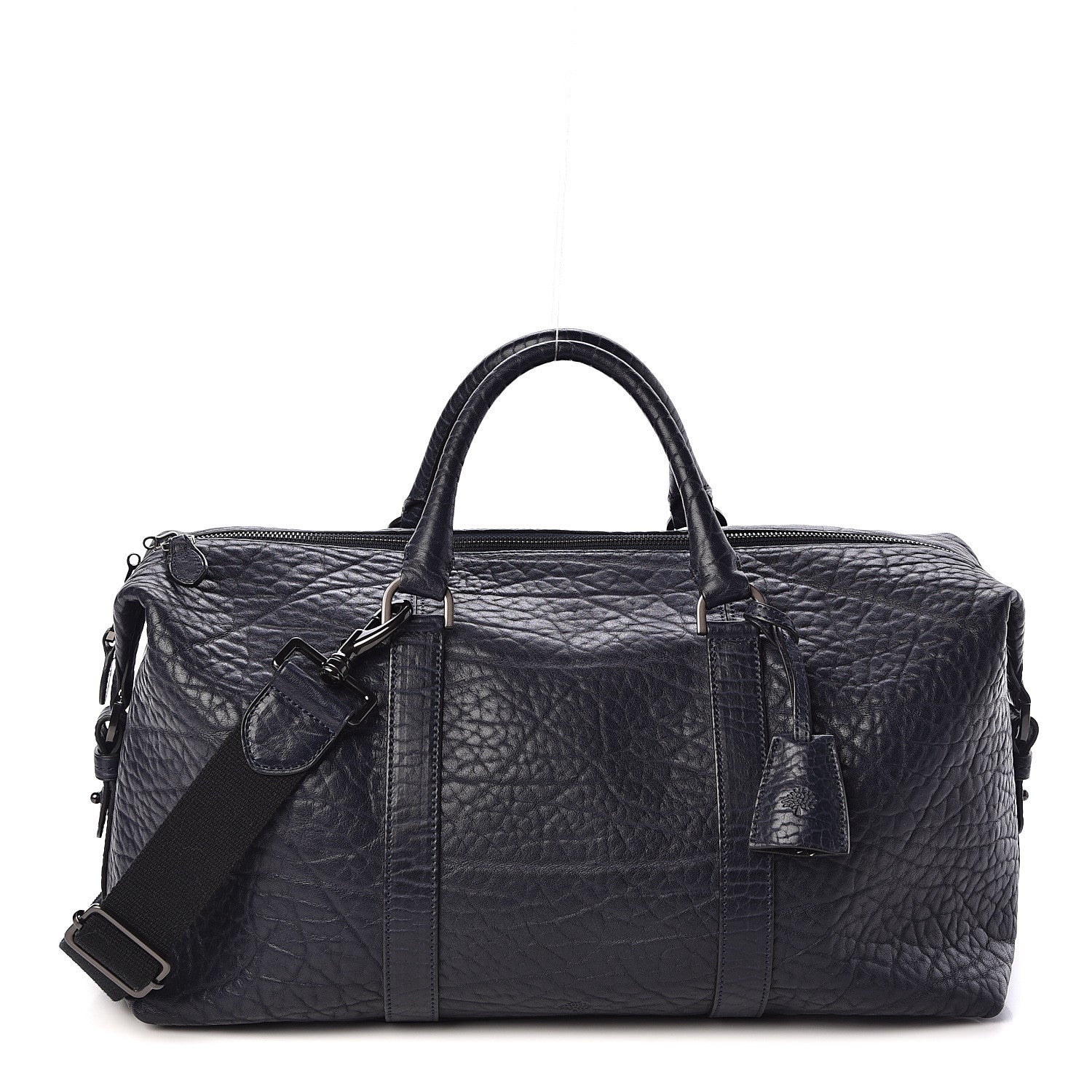 Mulberry Shrunken Calfskin Small Clipper Midnight Blue 2 of 9