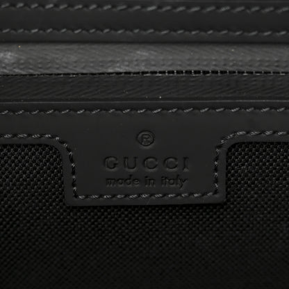 Gucci Rubber Effect Calfskin GG Medium Messenger Bag Black 6 of 10
