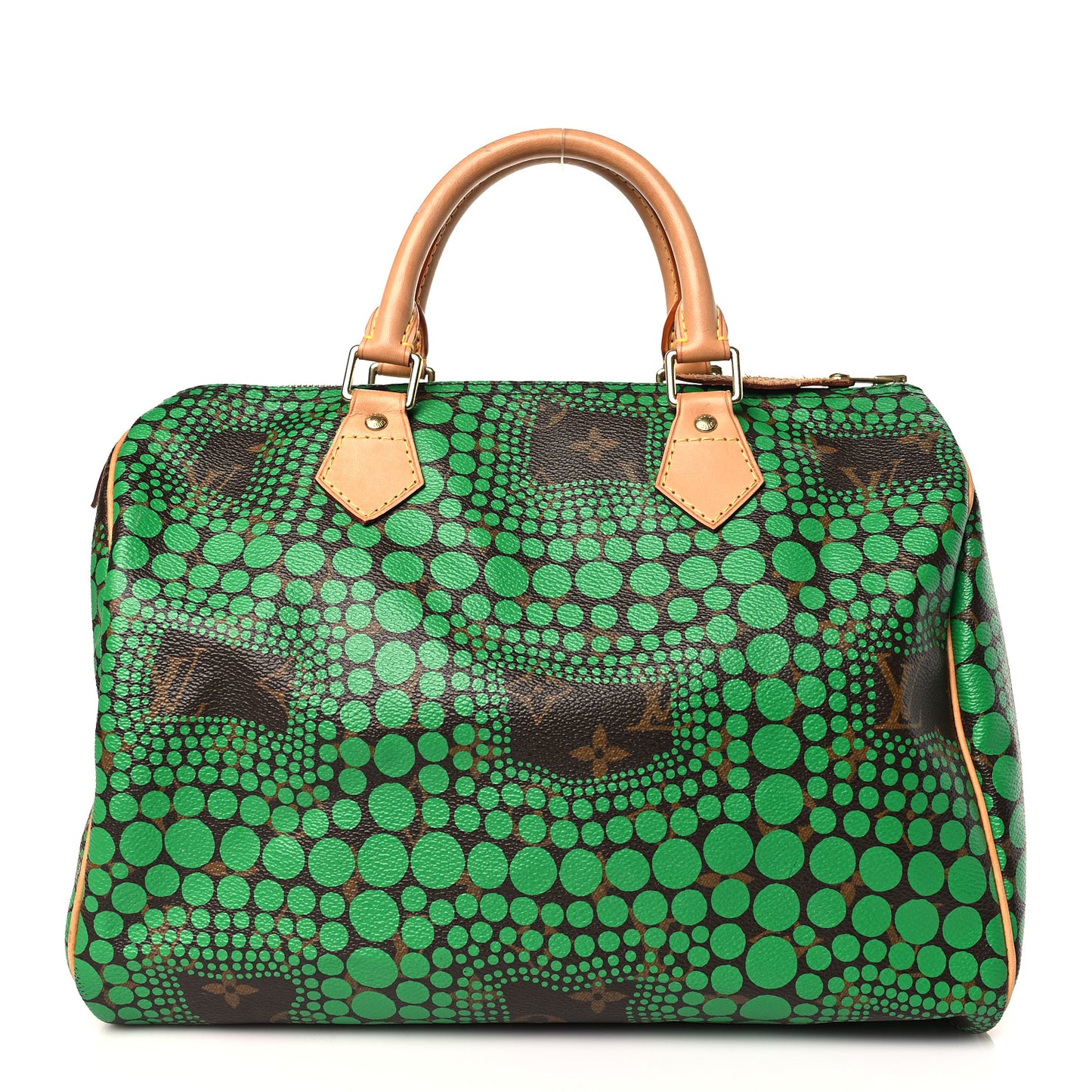 Monogram Kusama Town Speedy 30 Green