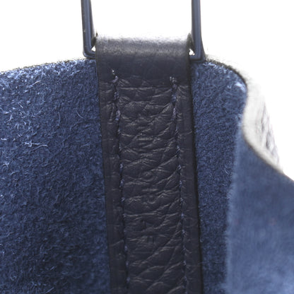 Hermes Taurillon Clemence Picotin Lock 18 PM Bleu Nuit 7 of 12