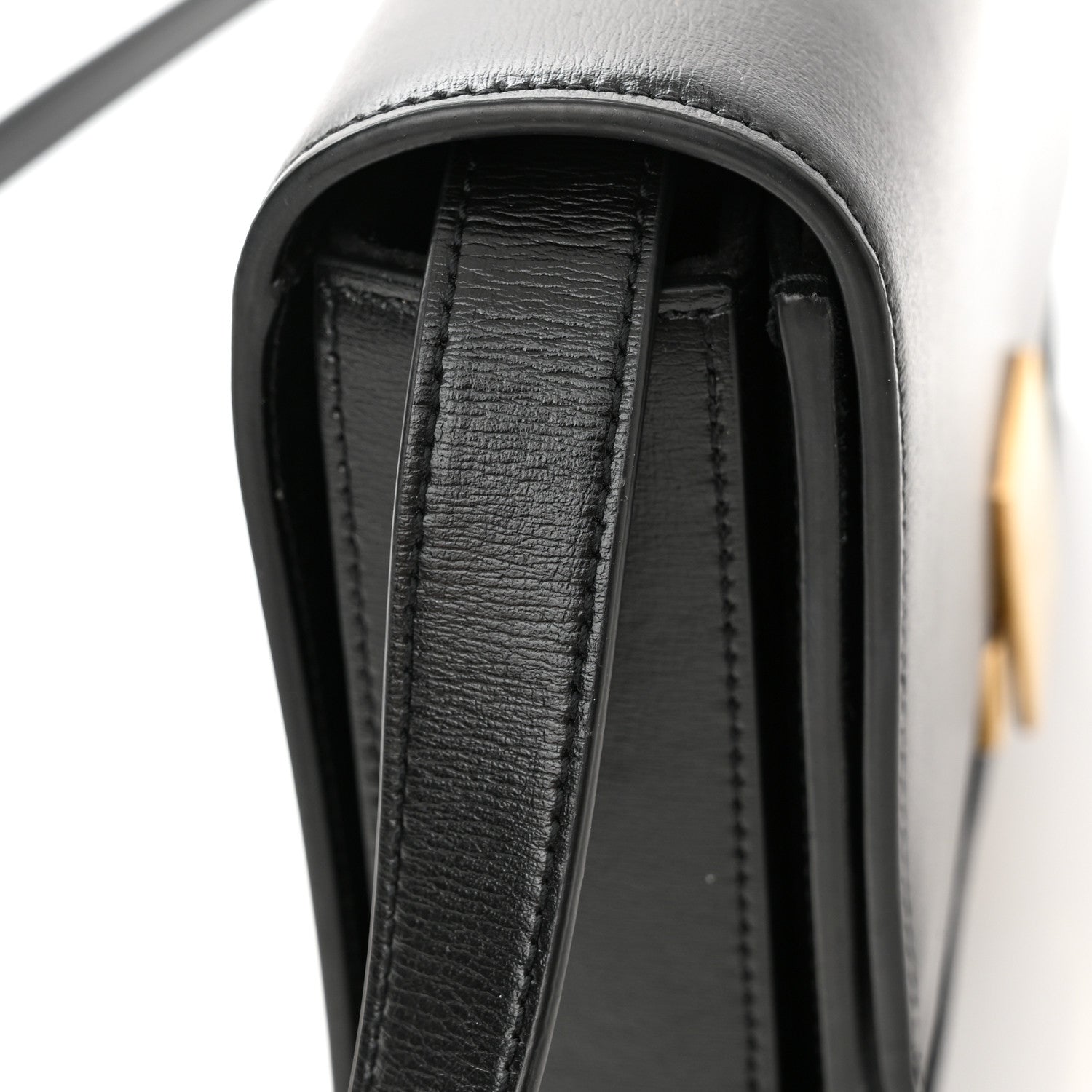 Saint Laurent Smooth Calfskin Suede Medium Bellechasse Black 14 of 14