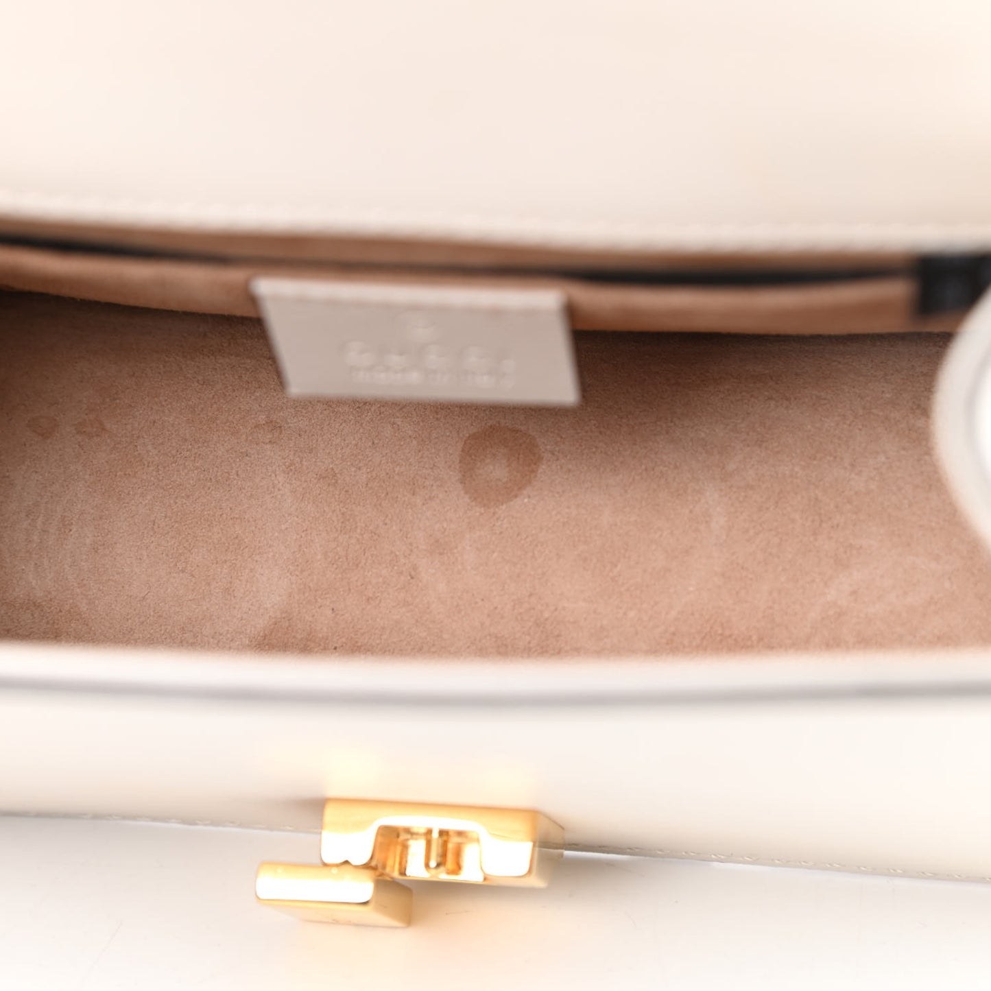 Calfskin Mini Sylvie Chain Shoulder Bag White