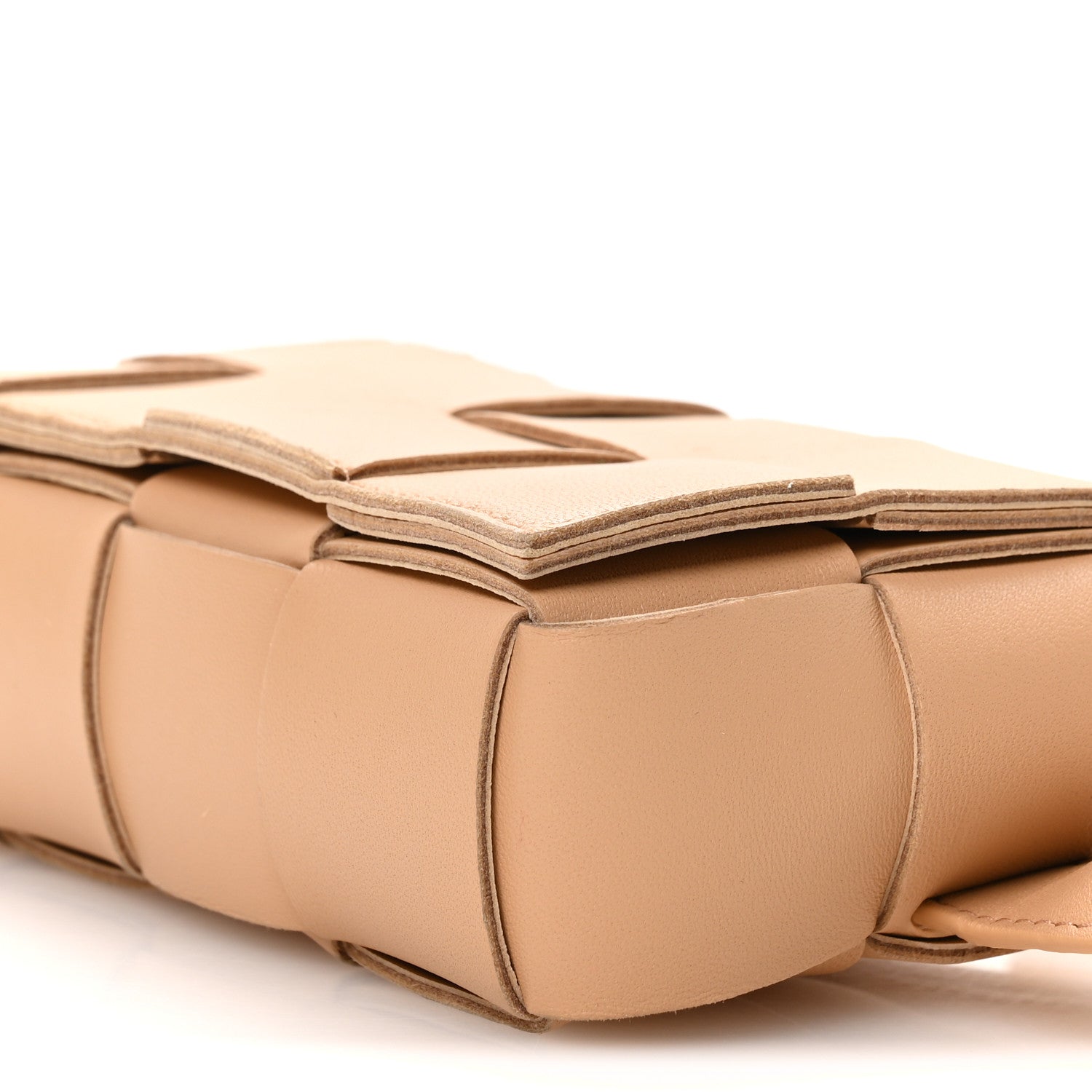 Bottega Veneta Nappa Maxi Intreccio The Belt Cassette Bag Almond 10 of 10