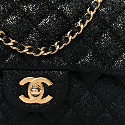 Chanel Caviar Quilted Mini Top Handle Rectangular Flap Black 9 of 12
