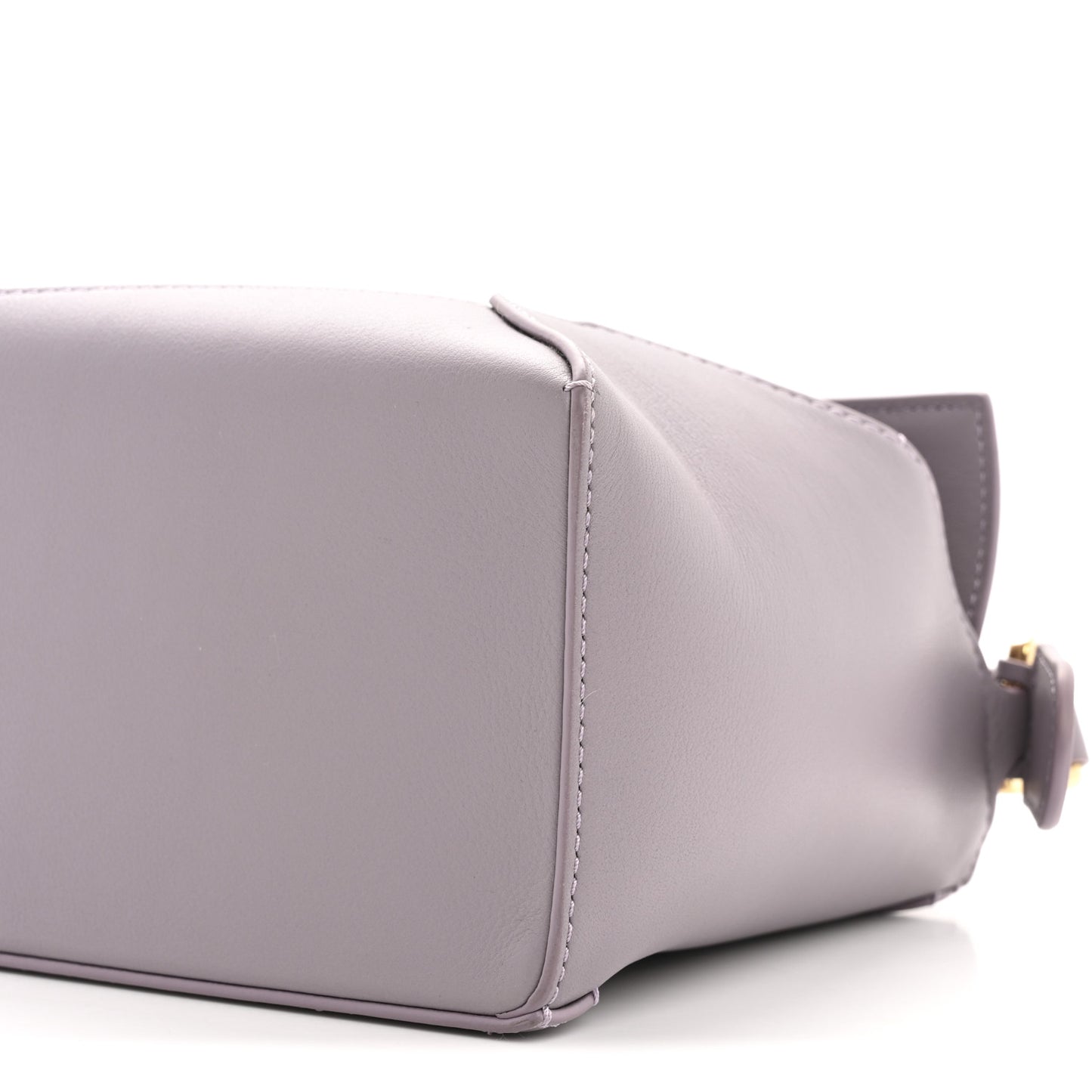 Soft Grained Calfskin Small Puzzle Edge Bag Pale Aubergine Glaze