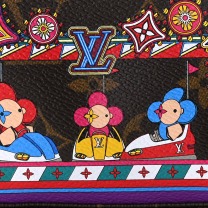 Louis Vuitton Monogram 2020 Christmas Animation Bumper Cars Mini Pochette Accessories Coquelicot 9 of 10