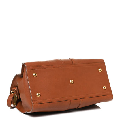 Saint Laurent Calfskin Small Classic Y Cabas Cognac 4 of 10