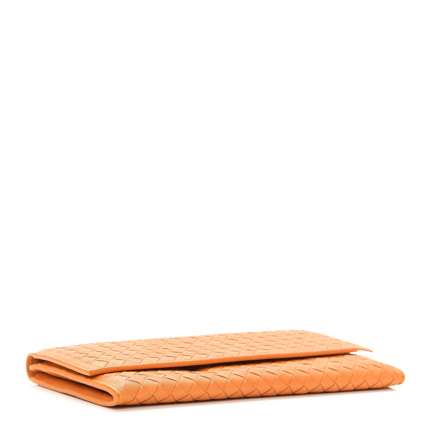 Bottega Veneta Nappa Intrecciato Flap Wallet Tangerine 5 of 8