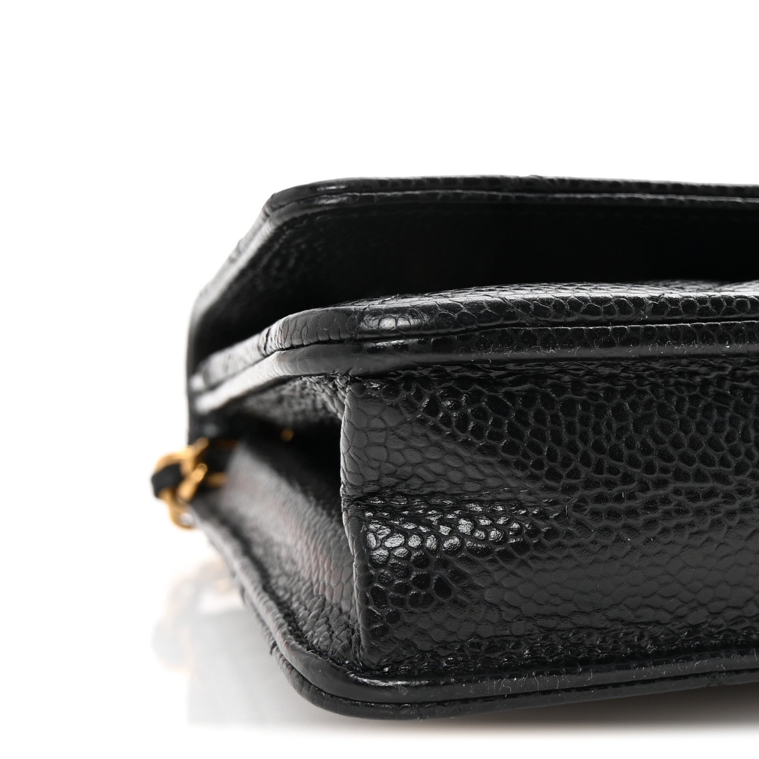 Chanel Caviar Quilted Wallet On Chain WOC Black 10 of 11