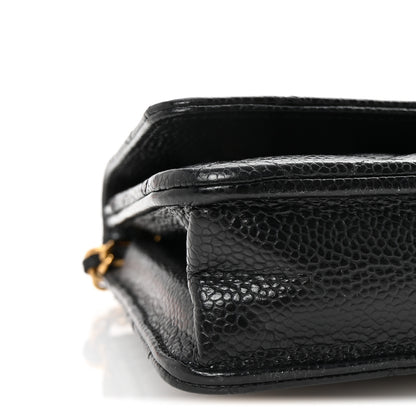 Chanel Caviar Quilted Wallet On Chain WOC Black 10 of 11