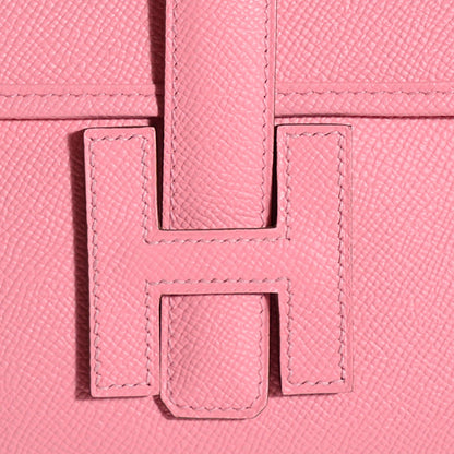 Hermes Epsom Jige Elan 29 Clutch Rose Confetti 10 of 10