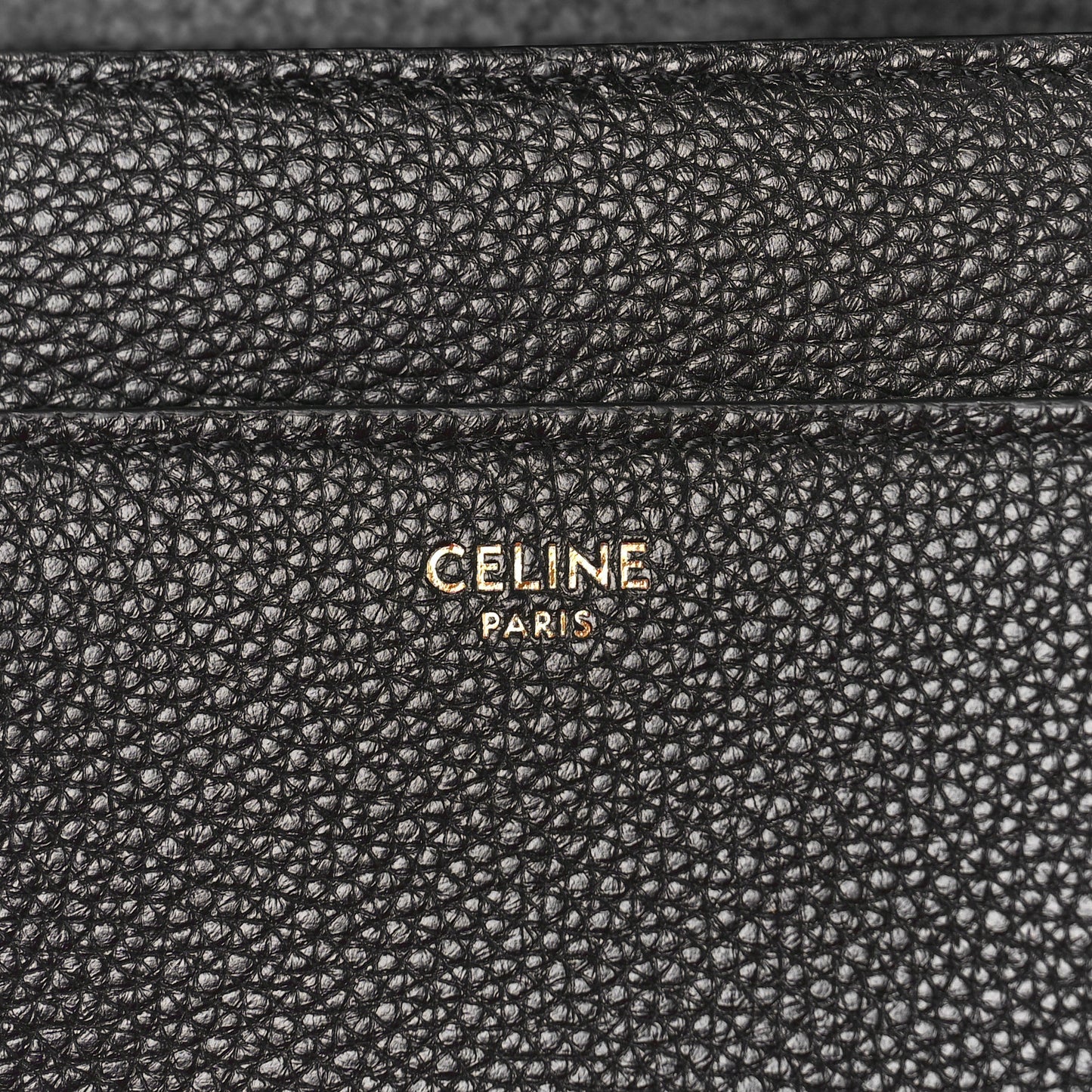 Grained Calfskin Classique 16 Top Handle Bag Black