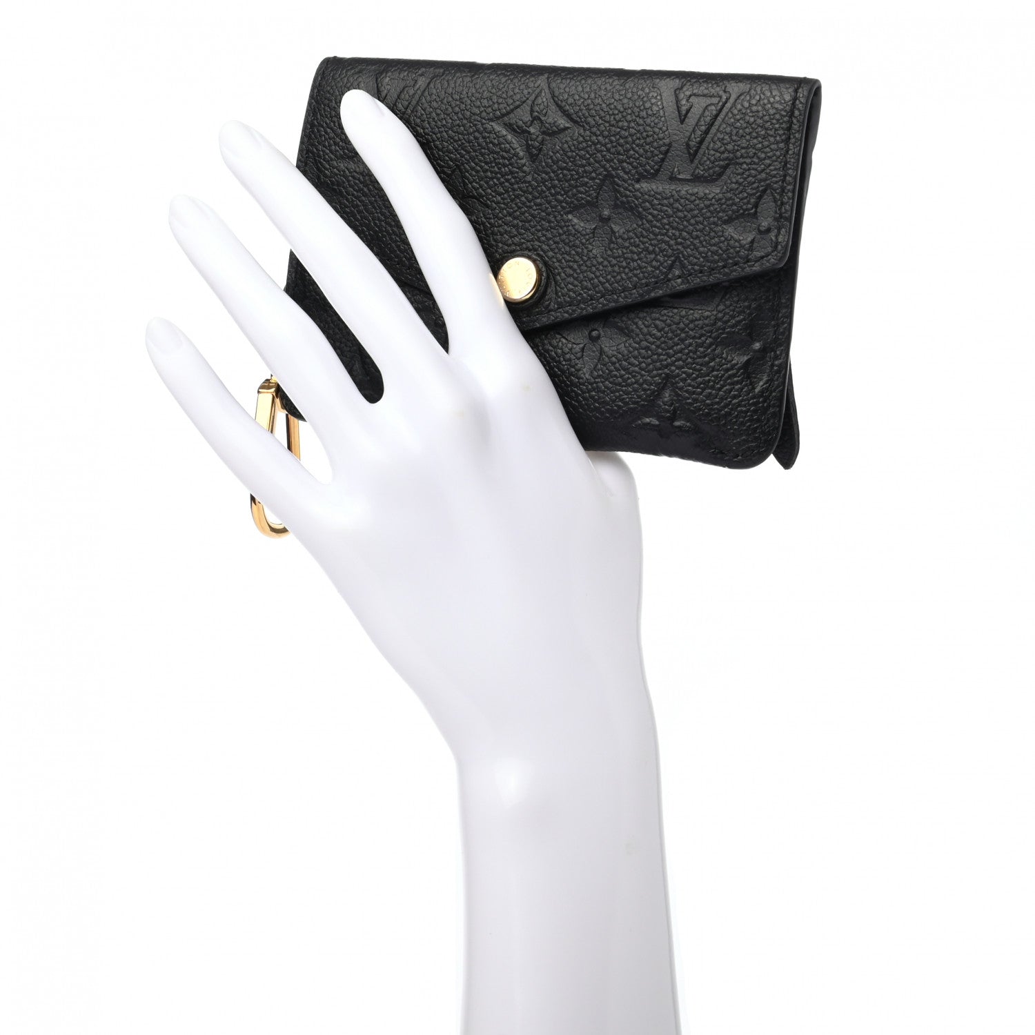 Louis Vuitton Empreinte Key Pouch Black 2 of 6