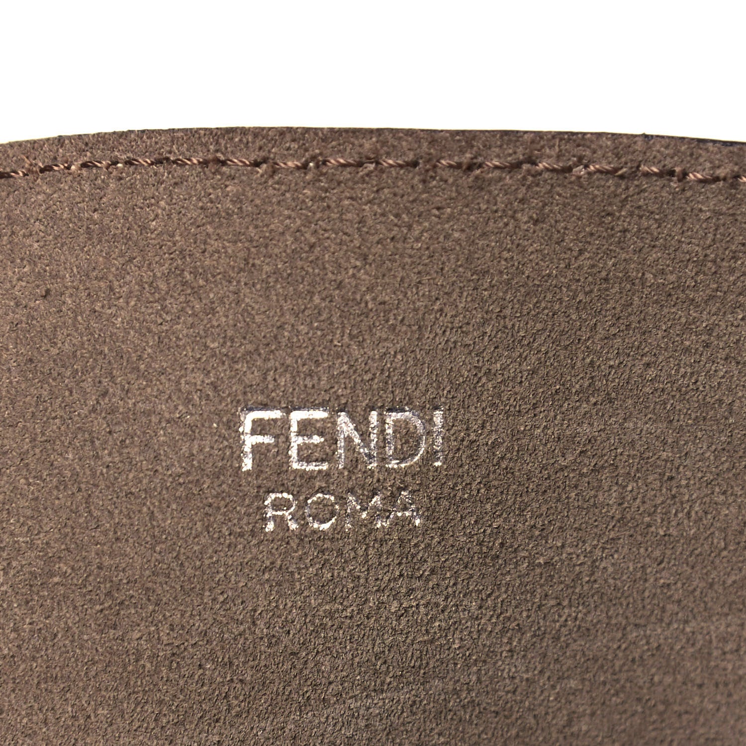 Fendi Vitello Vienna Enamel F is Fendi Shopping Tote Tortora Taupe 6 of 12