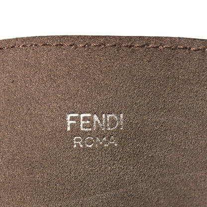 Fendi Vitello Vienna Enamel F is Fendi Shopping Tote Tortora Taupe 6 of 12